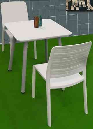Стілець садовий пластиковий Evolutif Charlotte Deco Chair, білий Київ