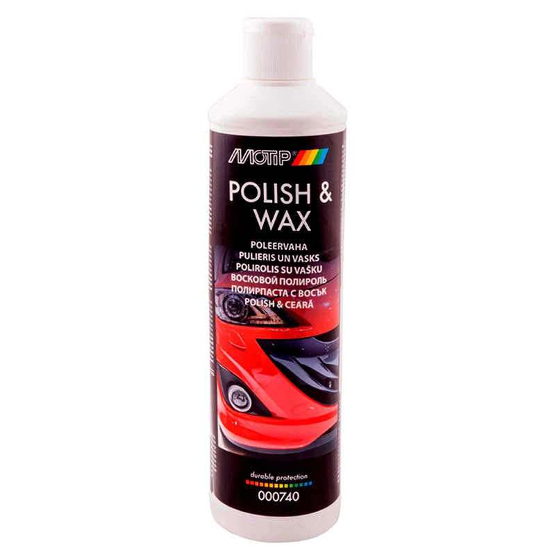 Полироль для кузова Motip Polish & Wax восковой 500мл Львов - изображение 1