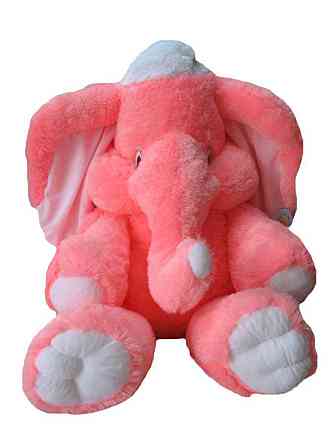 Мягкая игрушка Алина Слон 65 см розовый Киев