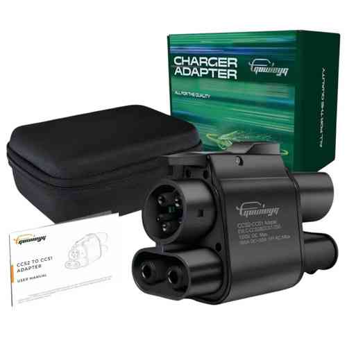 Адаптер CCS2 на CCS1 Type2 AC+DC, 350А 350кВт 1000В, GUWIEYG Київ