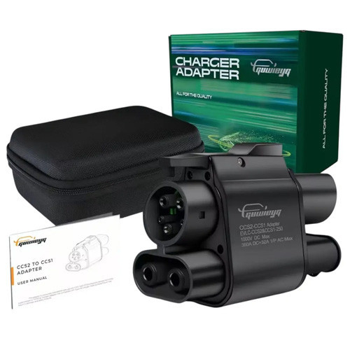Адаптер CCS2 на CCS1 Type2 AC+DC, 350А 350кВт 1000В, GUWIEYG Киев - изображение 3