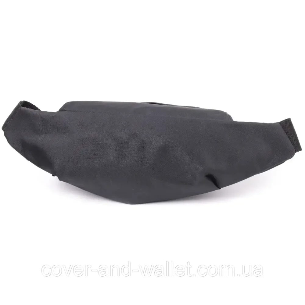 Стильная сумка-бананка на пояс из качественного полиэстера черного цвета FBR Киев - изображение 2