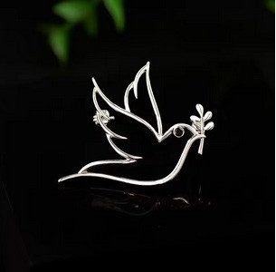 Брошь женская для одежды Голубь мира Киев - изображение 1