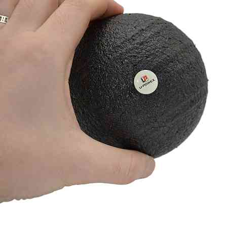 Массажний м'яч U-POWEX Epp foam ball (d10.) Black Кам'янське