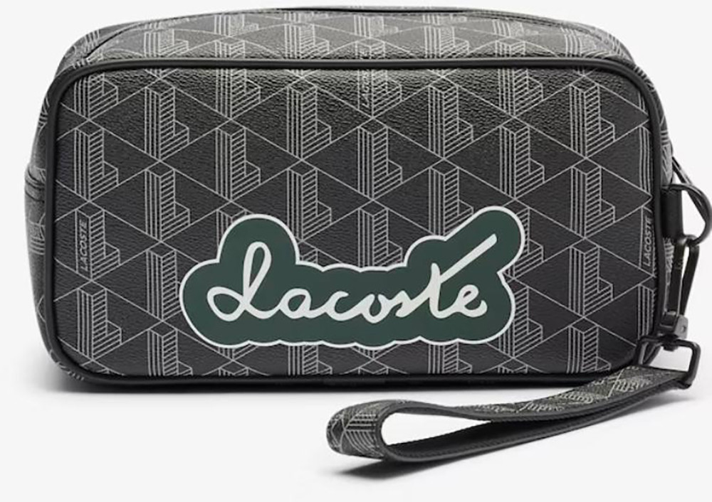 Мужская борсетка, косметичка, органайзер Lacoste (46688) черная Киев - изображение 2