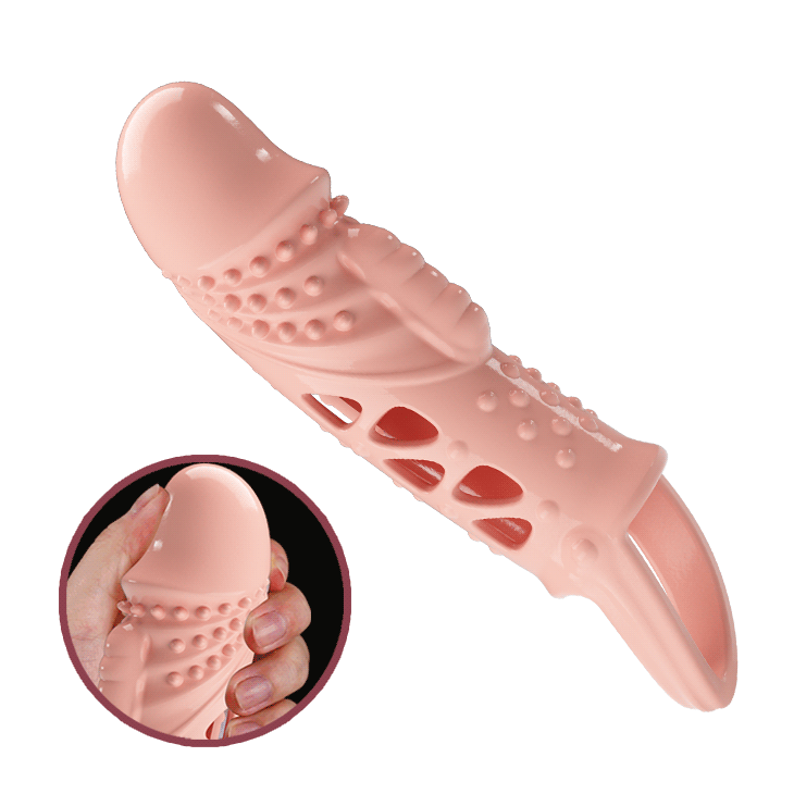 Насадка на член - Pretty Love Cecelia Vibrating Penis Sleeve Flesh Sex Aura Киев - изображение 2