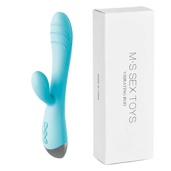 Вібратор кролик для клітора та точки G USB - Блакитний - Вібратори Вінниця - фото 1