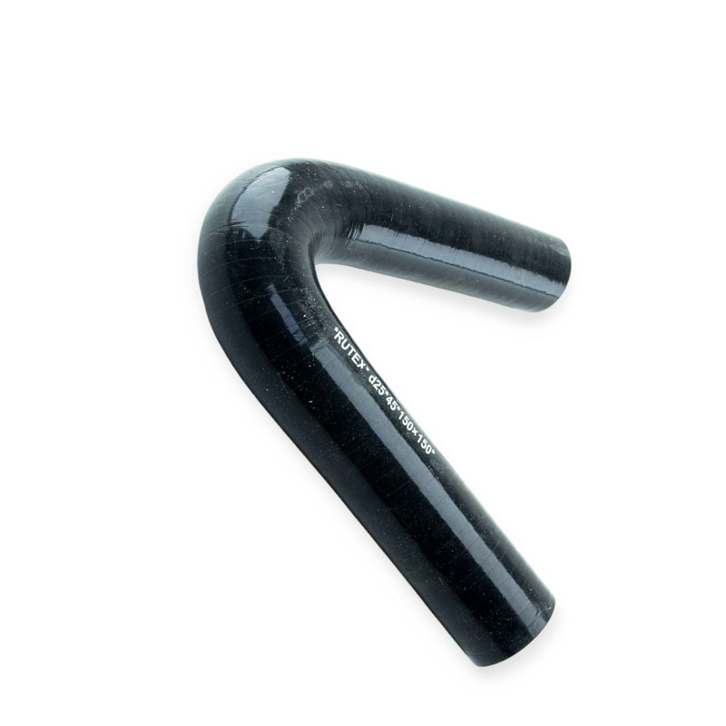 Патрубок кут d-25 L-150*150 45град. силікон універсальний Мукачево - фото 1