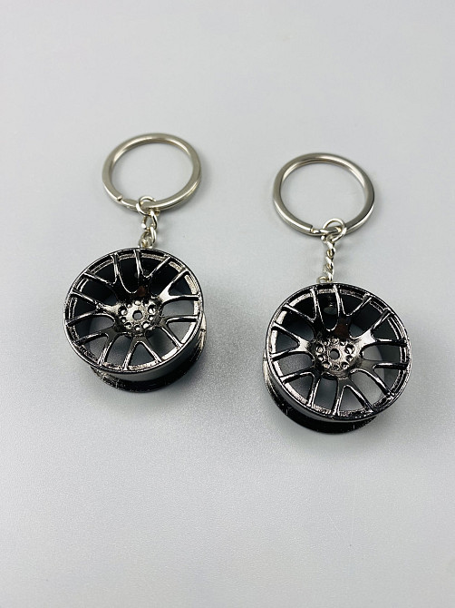 Брелок диск-колеса, брелок на ключі для водія, брелок металевий на автокамері Мукачево - фото 9