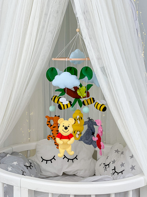 Музичний мобіль WoolyFox «Пригоди друзів» з 35 мелодіями Київ - фото 7