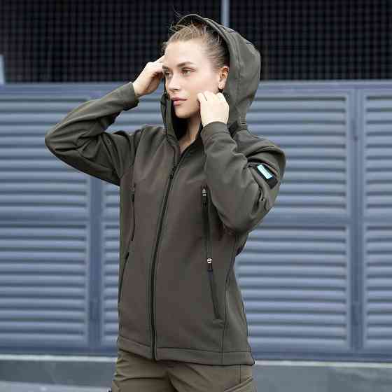 Тактична хакі куртка для жінок Pobedov Motive Київ