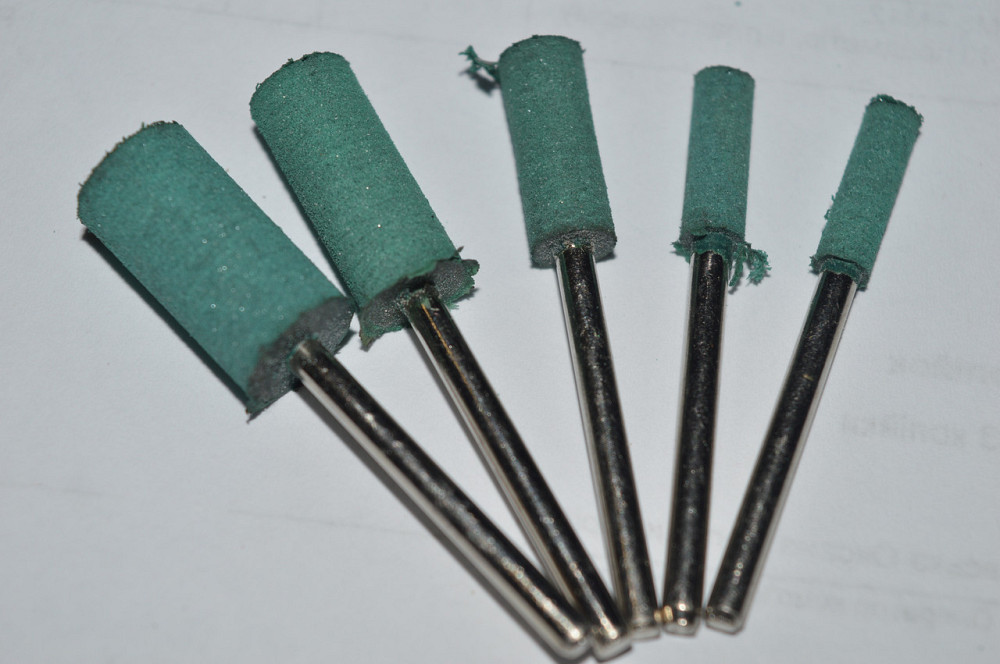 Резиновая полировальная насадка 12*5*3 (зелёная) FINISH Полтава - изображение 1