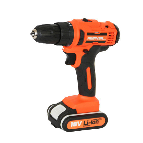 Акумуляторний шурупокрут Rebiner RAD-18LiH (18 В, 2 А/год) — Потужний інструмент для будь-яких робіт, гарантія 36 міс Львів - фото 1