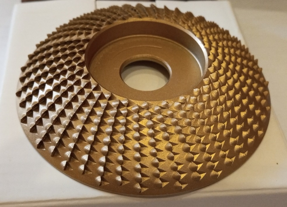 Диск-рашпиль полусфера Ø84x16 Gold (внутр. диаметр 16мм) Полтава - фото 1