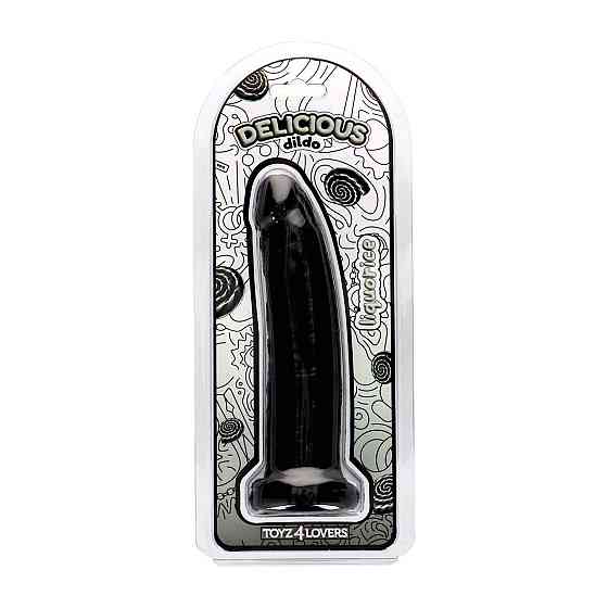 Фалоімітатор з ароматом лакриці - Toyz4lovers Delicious Dildo Liquorice, 19,5 см Sex Aura Київ