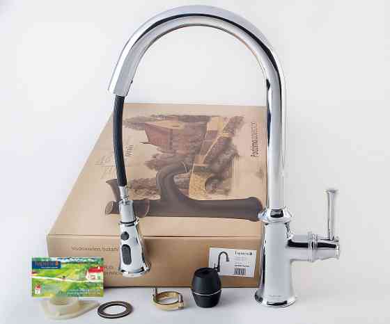 Змішувач для кухні з висувним виливом Imprese Podzima Ledove ZMK01170115 Київ