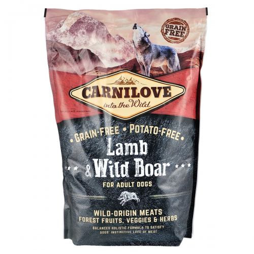 Корм сухий Carnilove Adult Lamb and Wild Boar для дорослих собак усіх порід з ягнятиною та диким кабаном 1,5 кг Київ - фото 3