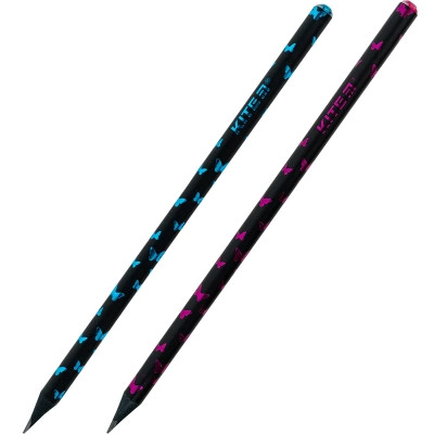 Олівець графітний Kite з кристалом Butterfly, НВ (K24-059-2) Вінниця - фото 1