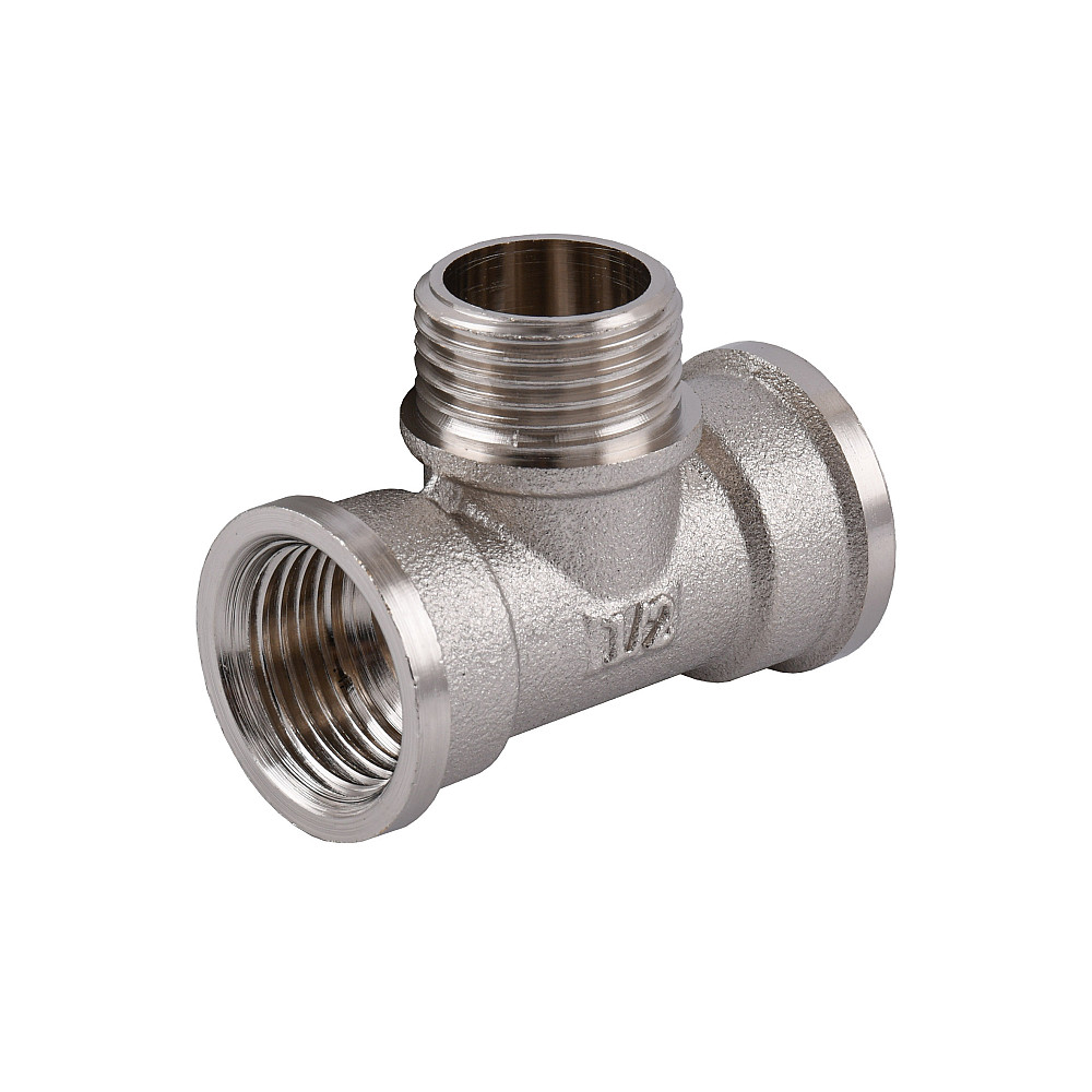 Трійник 1/2″ВЗВ нікельований NT336S OPTIMUM Тернополь - изображение 1