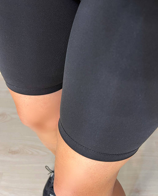 Шорти жіночі Oysho 114 велосипедки з логотипом чорні, чорний, L Київ - фото 4