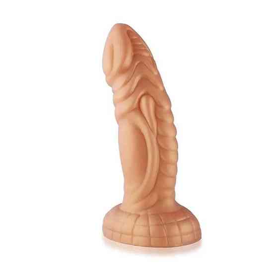 Фалоімітатор для секс-машин Hismith Slightly Curved Silicone Dildo Monster Series, кріплення KlicLok Sex Aura Київ