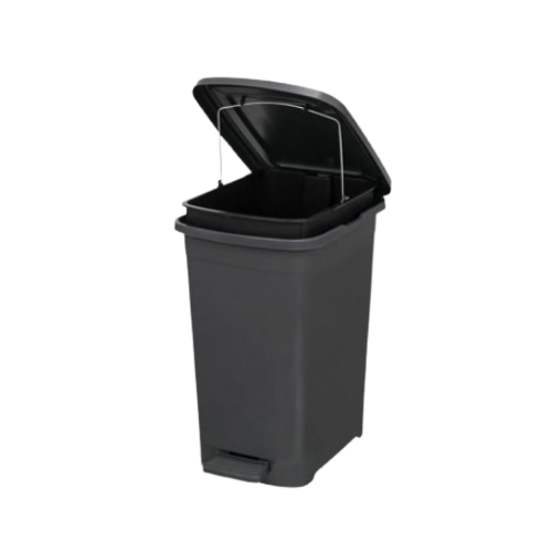 Відро для сміття 25л з педаллю з внутрішнім відром антрацит SLIM ELIF Житомир