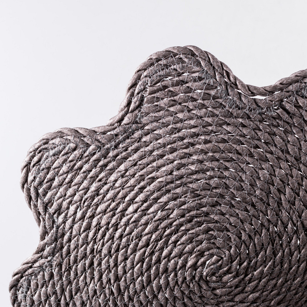 Салфетка сервировочная на стол Ø38 (см) под тарелки и столовые приборы Серый HP-35-1G Киев - изображение 2