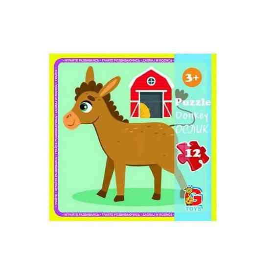 Дитячий пазл "Ферма" LA01, 12 елементів Вінниця