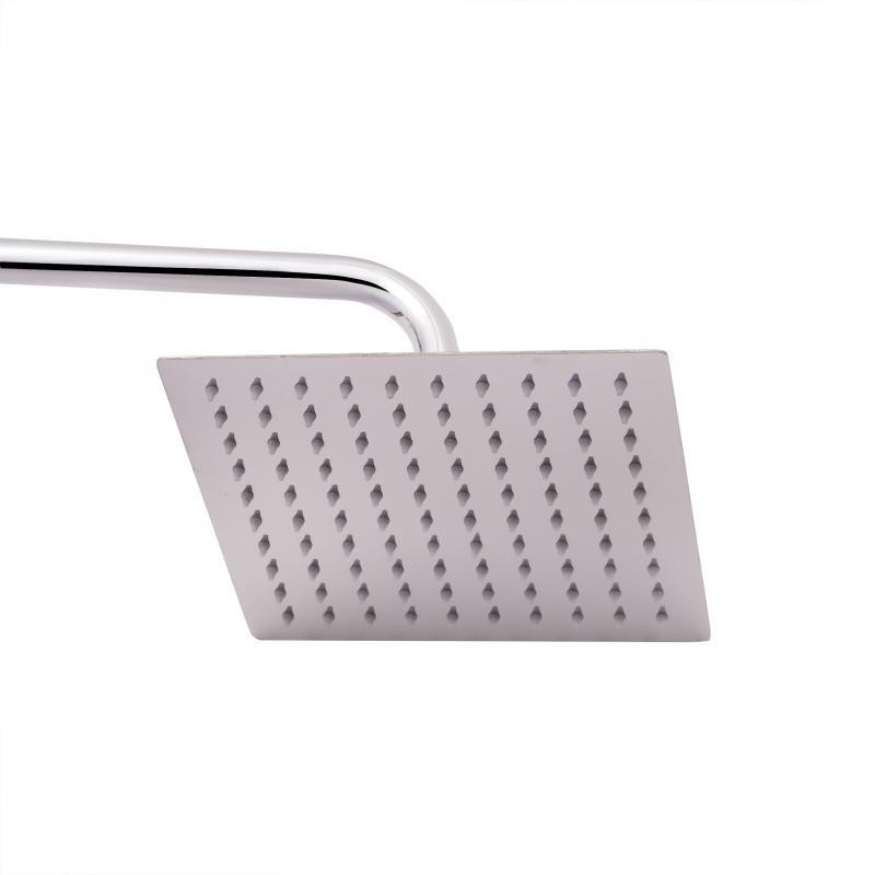 Душевая система универсальная Qtap Plava на три потребителя (с изливом) c полочкой QT1005CRM Chrome, латунь Харьков - изображение 8