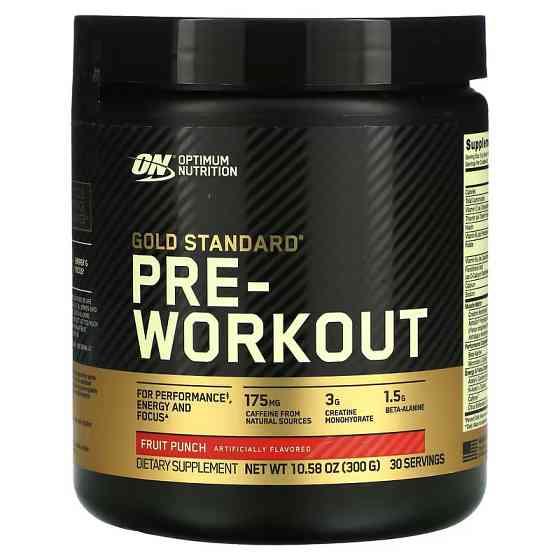 Gold Standard Pre Workout  300 g  (Fruit Punch) Луцьк
