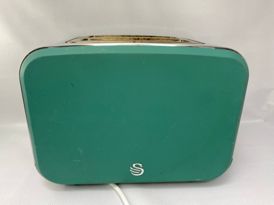 Б/в Тостер Swan ST14610GREN Nordic з широким отвором на 2 скибочки, 3 функції, 6 рівнів підрум'янювання, сучасний дизайн Київ
