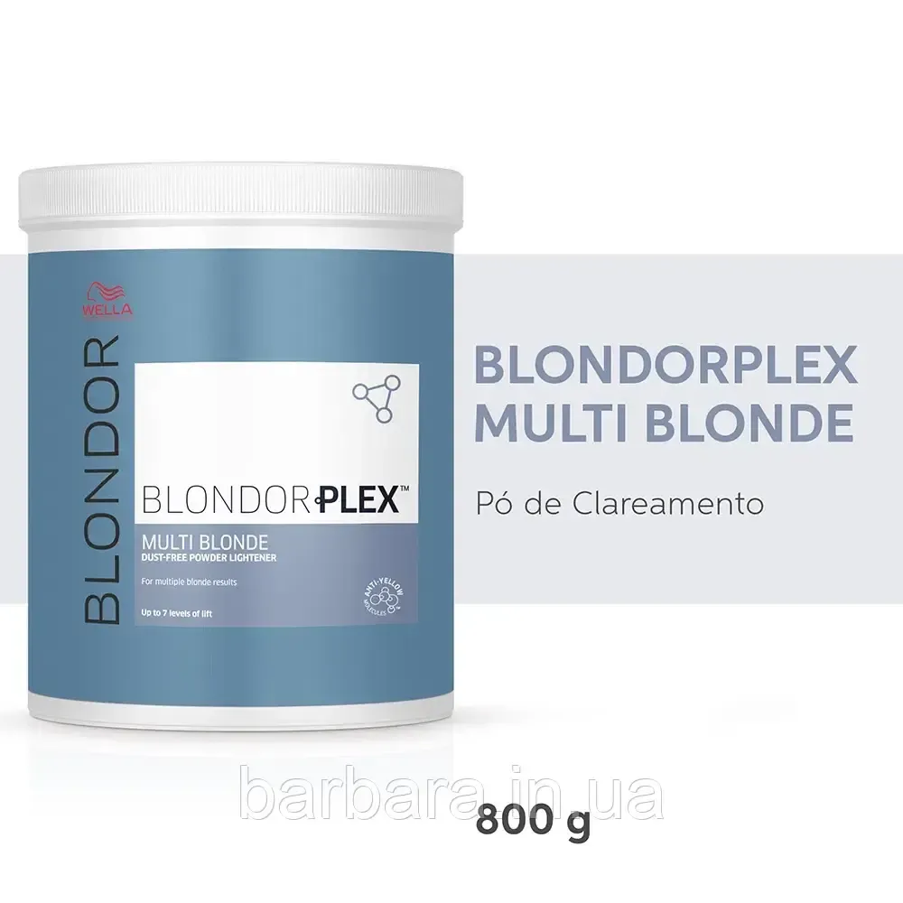 Знебарвлювальна пудра  Wella BlondorPlex без аміаку  9 рівнів 800 г Київ - фото 2