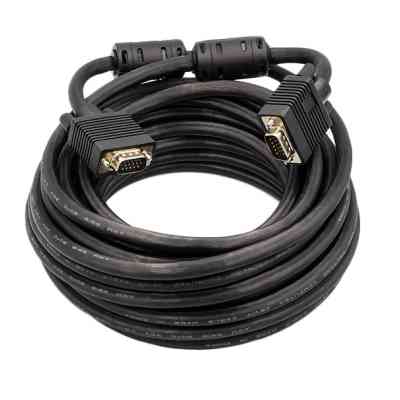 Кабель мультимедийный VGA M to VGA M 10.0m PowerPlant (CA911042) Винница