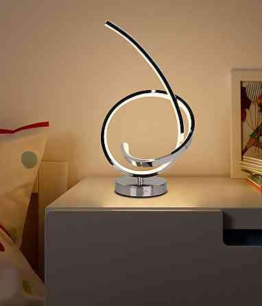 Настільний світлодіодний світильник TD2002, Хром Коломия