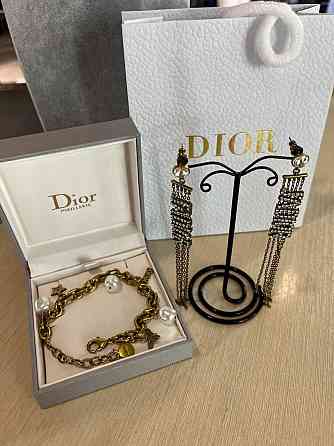 Діор набір сережки та браслет/ Dior Одеса