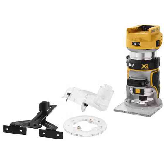 Фрезер аккумуляторный бесщеточный кромочный DeWALT DCW600N 18 В, 6–8 мм, без АКБ и ЗУ Киев