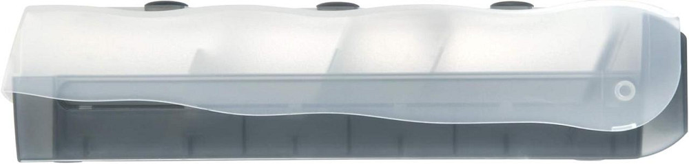 Коробка для визиток HAN VIP XXL на 2200 шт з 8 підкладками та направляючими прозоро-сіра Киев - изображение 2