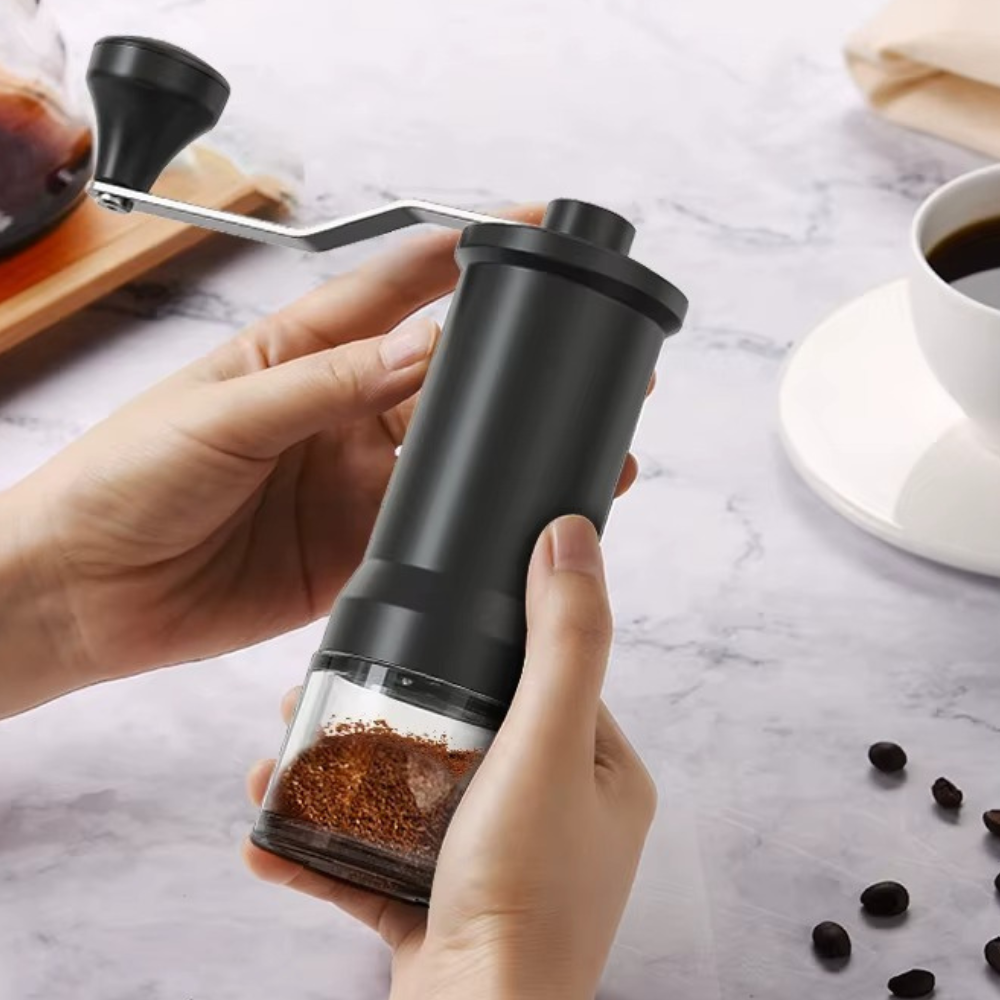 Кофемолка ручная с керамическими жерновами механическая 5 ступеней регулировки помола,черная Каменец-Подольский - изображение 10