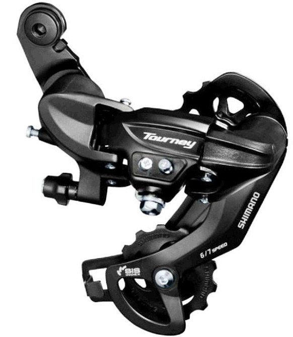 Переключатель скоростей велосипеда задний (крепеж на наконечник) (TY300) Мукачево - изображение 1