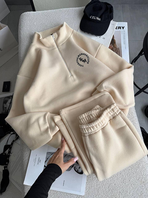 Женский утепленный костюм двойка: кофта и штаны трехнитка на флисе Одесса - изображение 4