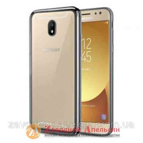 Samsung J3 2017 J330 чохол Electroplating gray Одеса