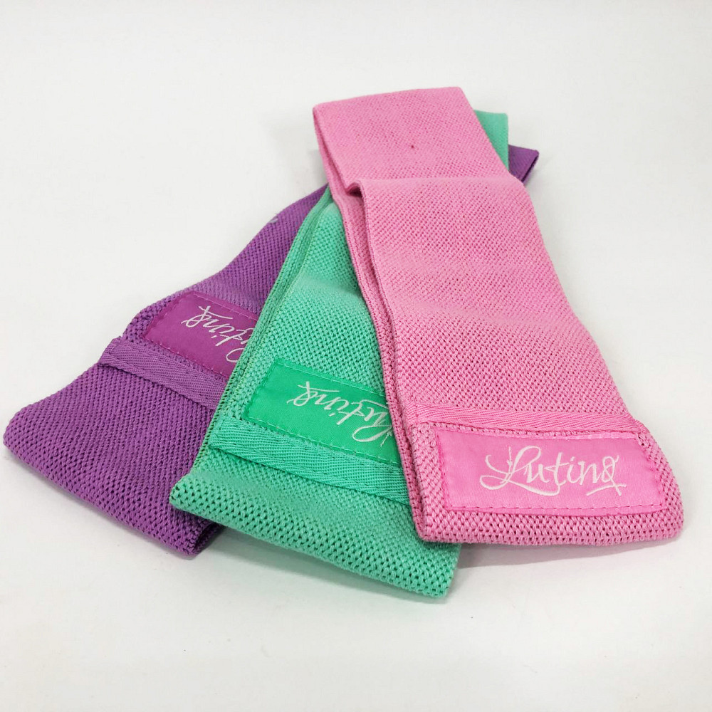 Набор из 5 фитнес-эспандеров LT-003 3 шт, Тренажер для дома на все группы, Эспандер-петля набор 5 шт NA-94 Львов - изображение 6