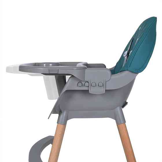 Стільчик для годування LUMI ME 1111 Teal екошкіра Вінниця