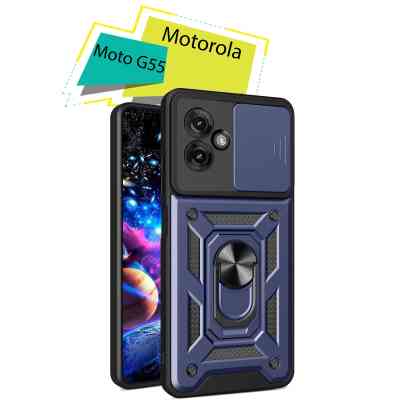 Чехол для мобильного телефона BeCover Military Motorola Moto G55 Blue (713057) Винница