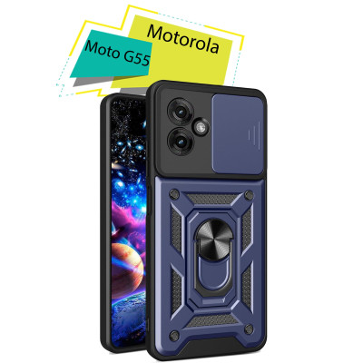 Чохол до мобільного телефона BeCover Military Motorola Moto G55 Blue (713057) Вінниця - фото 1