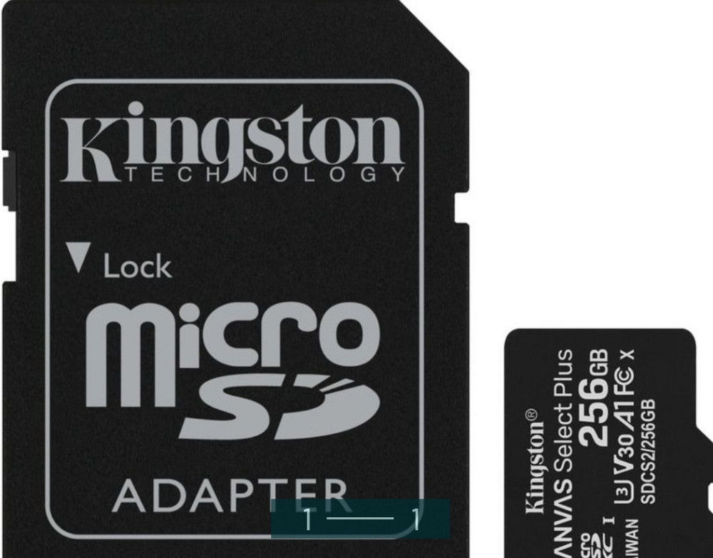 Карта Памяти: Kingston Canvas Select Plus 256Gb. Micro SD Киев - изображение 1