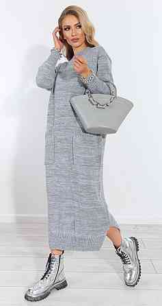 Довга в'язана сукня (48-52) Київ