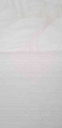 Шпалери вінілові на флізеліні Sintra Adria метрові однотонні тонка смужка структурні світло-бежеві Київ