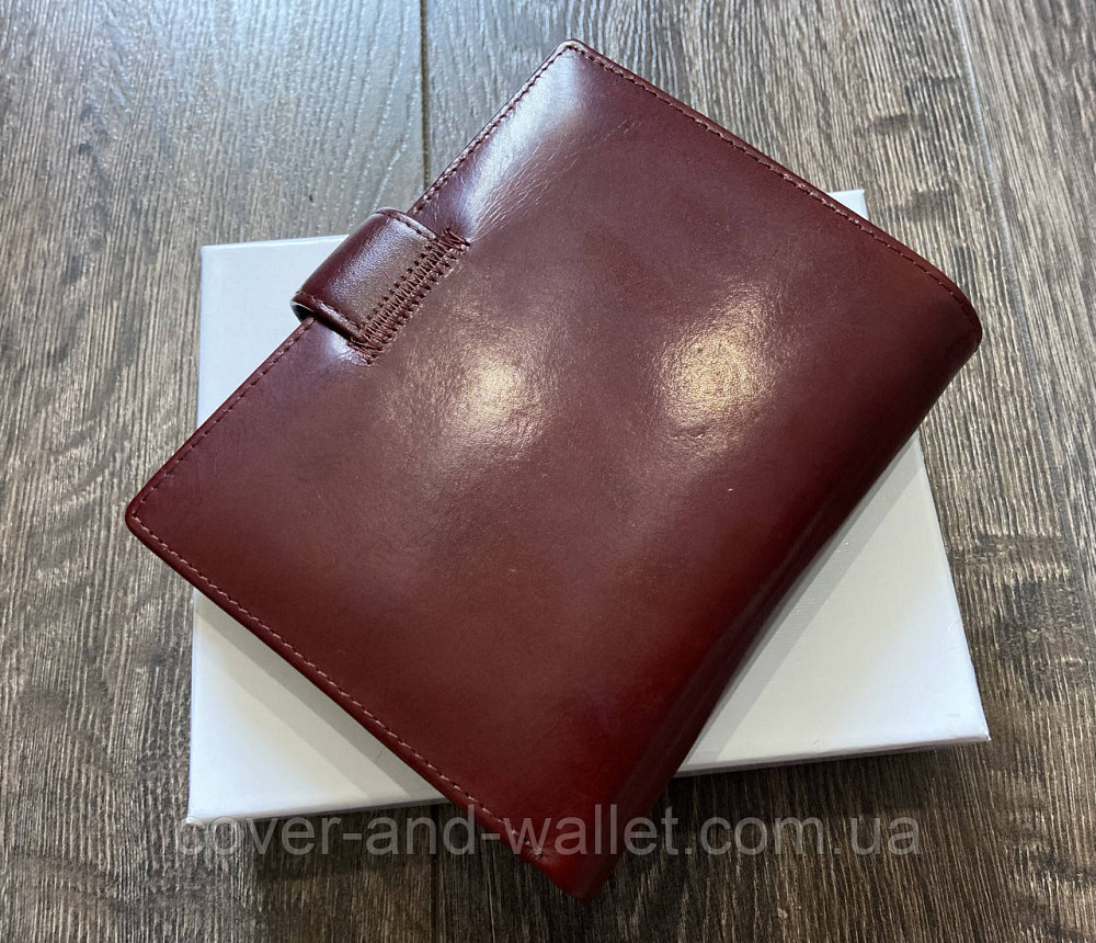 Якісний чоловічий гаманець з гладкої шкіри коричневого кольору Boston B5-020 Київ - фото 8