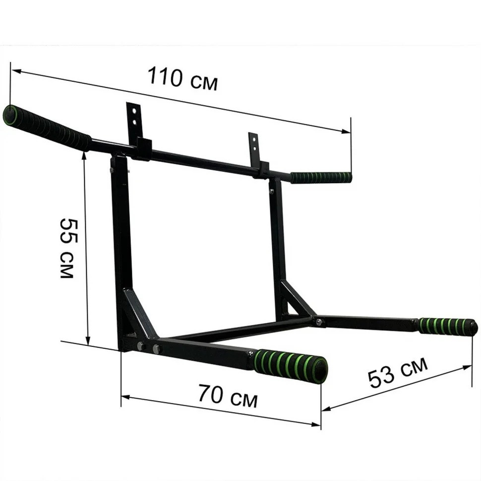 Турник-брусья настенный 